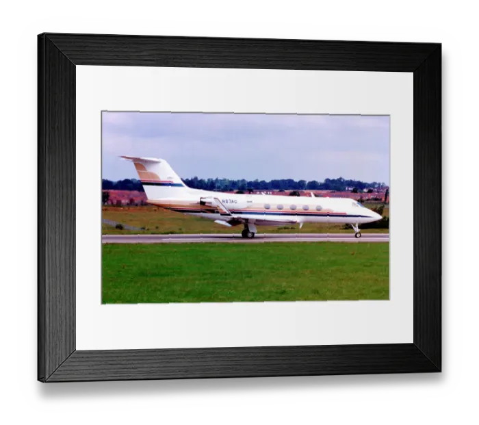 Framed Print : Grumman G-1159A Gulfstream III N87AC Framed Print : Grumman G-1159A Gulfstream III N87AC