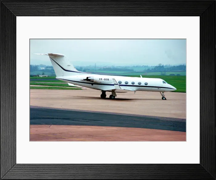 Framed Print : Gulfstream G-IV VR-BOB Framed Print : Gulfstream G-IV VR-BOB