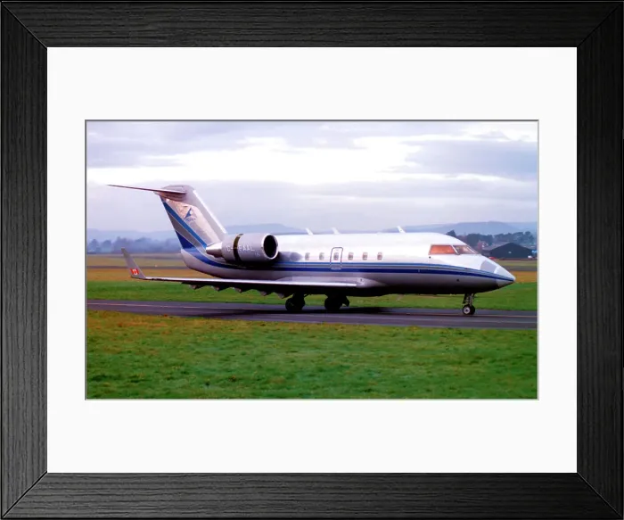 Framed Print : Challenger 601 C-FAAL Framed Print : Challenger 601 C-FAAL