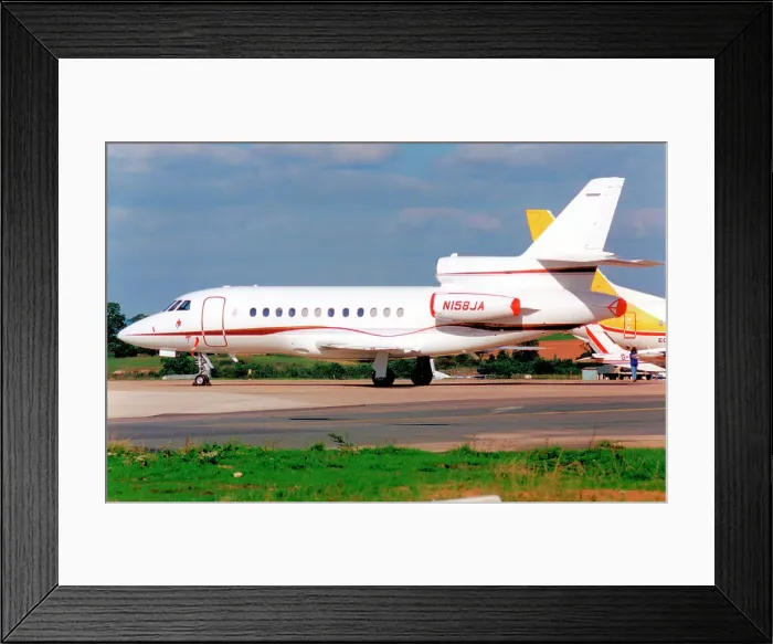 Framed Print : Dassault Falcon 900B N158JA Framed Print : Dassault Falcon 900B N158JA