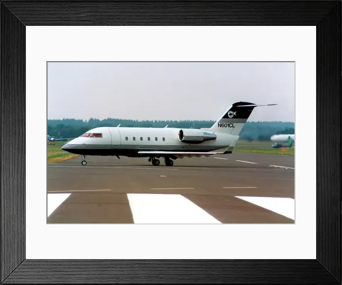 Framed Print : Canadair Challenger 601 N601CL Framed Print : Canadair Challenger 601 N601CL