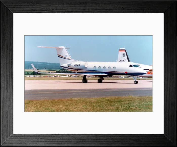 Framed Print : Grumman G-1159A Gulfstream III N221CM Framed Print : Grumman G-1159A Gulfstream III N221CM