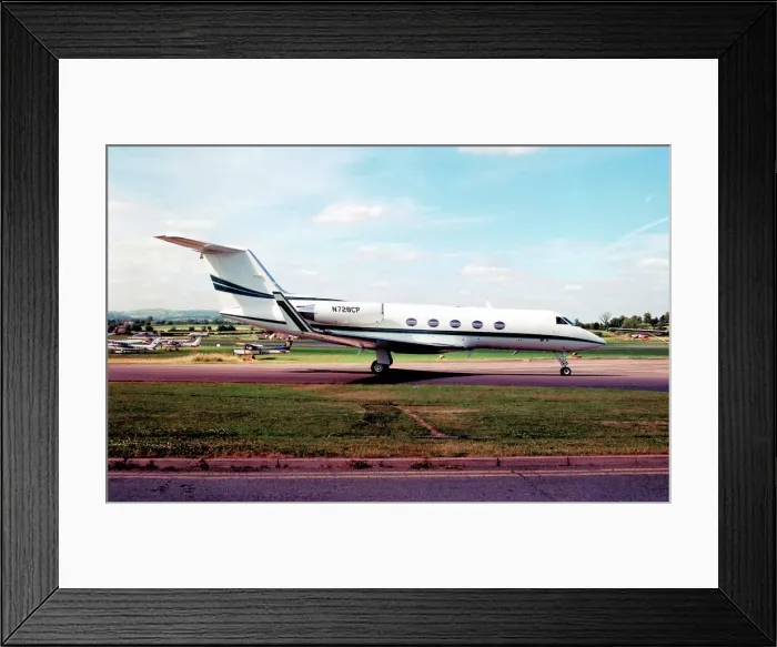 Framed Print : Grumman G-1159A Gulfstream III N728CP Framed Print : Grumman G-1159A Gulfstream III N728CP