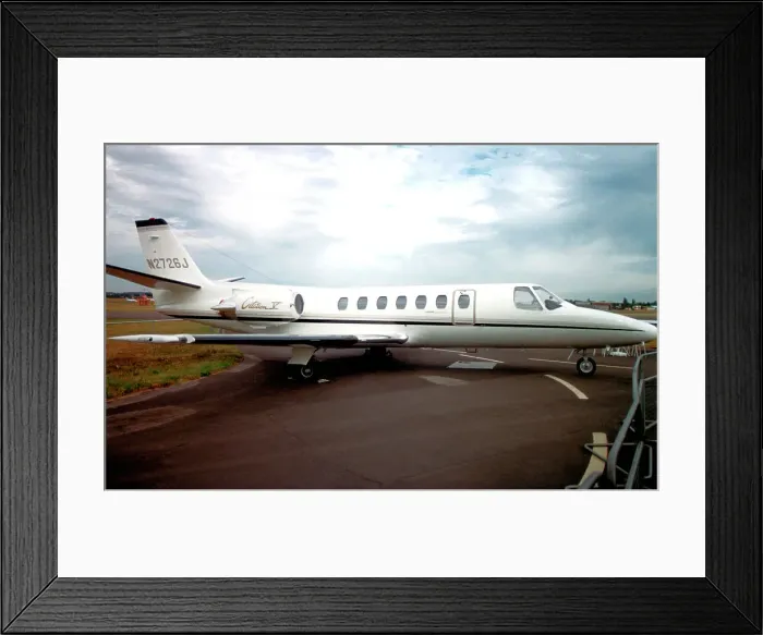 Framed Print : Cessna 560 Citation V N2726J Framed Print : Cessna 560 Citation V N2726J