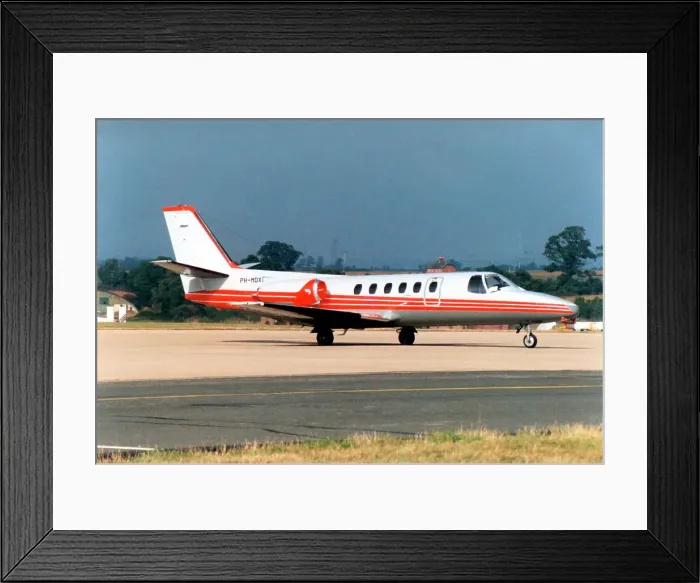 Framed Print : Cessna 550 Citation II PH-MDX Framed Print : Cessna 550 Citation II PH-MDX