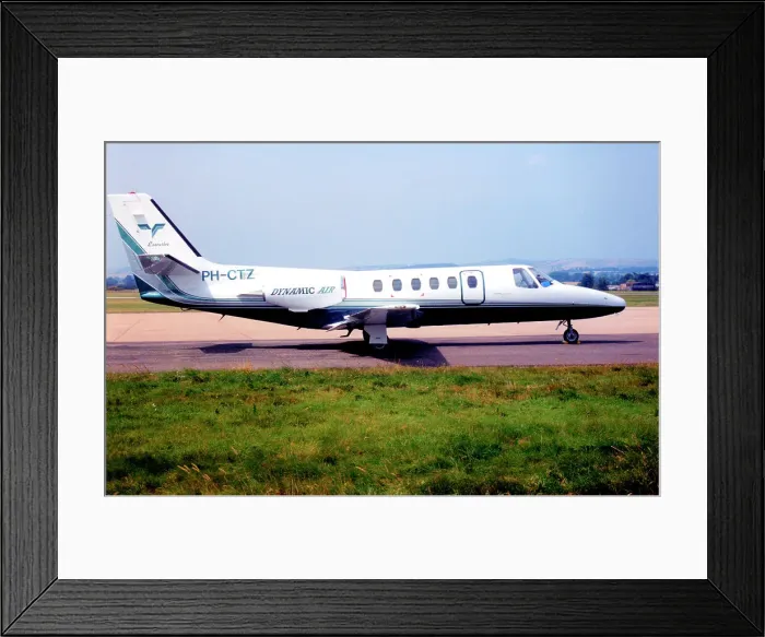 Framed Print : Cessna 550 Citation II PH-CTZ Framed Print : Cessna 550 Citation II PH-CTZ