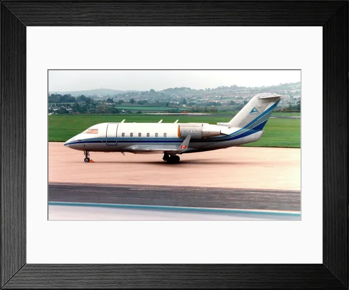 Framed Print : Challenger 601 C-FAAL Framed Print : Challenger 601 C-FAAL