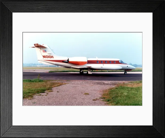 Framed Print : Learjet 36A N1010H Framed Print : Learjet 36A N1010H
