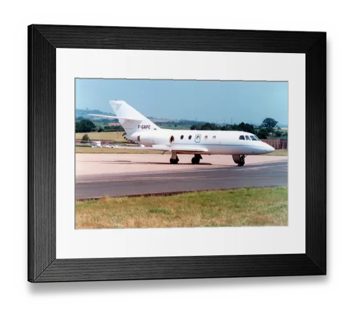 Framed Print : Dassault Falcon 20D F-GAPC Framed Print : Dassault Falcon 20D F-GAPC