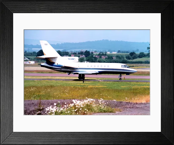 Framed Print : Dassault Falcon 50 N131WT Framed Print : Dassault Falcon 50 N131WT