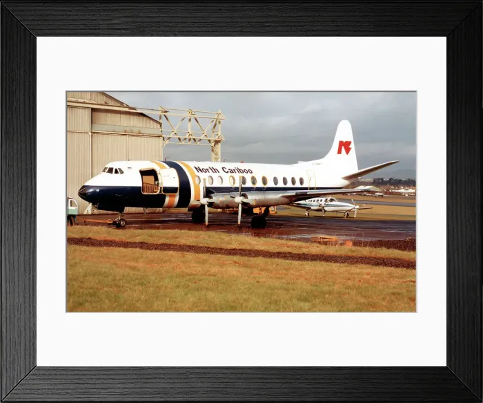 Framed Print : Vickers Viscount 806 C-GWPY Framed Print : Vickers Viscount 806 C-GWPY
