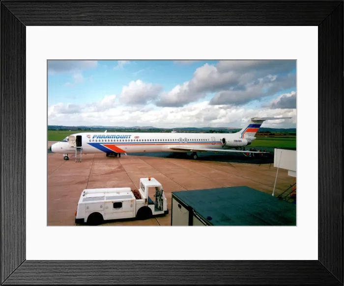 Framed Print : McDonnell Douglas MD-83 G-PATB