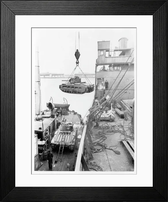 Framed Print : Matilda II tanks Framed Print : Matilda II tanks