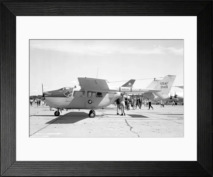 Framed Print : Cessna O-2B 67-21461A Framed Print : Cessna O-2B 67-21461A