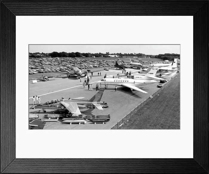 Framed Print : Dassault-Breguet-Dornier Alpha Jet E and Falcon 50 Framed Print : Dassault-Breguet-Dornier Alpha Jet E and Falcon 50