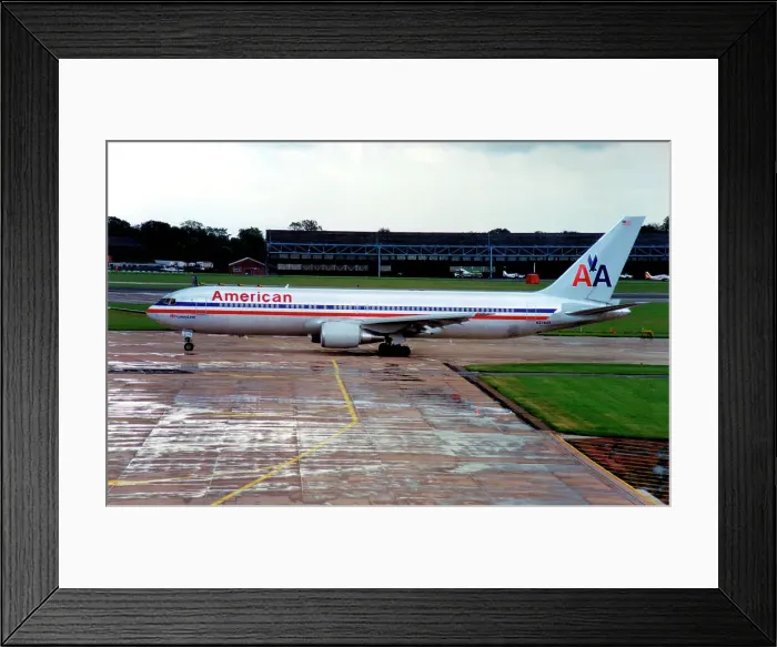 Framed Print : Boeing 767 N379AA Framed Print : Boeing 767 N379AA