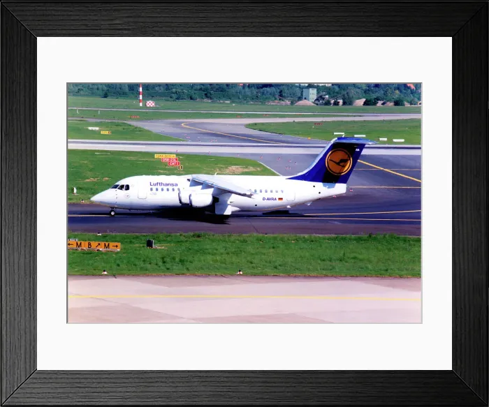 Framed Print : Avro RJ85 D-AVRA Framed Print : Avro RJ85 D-AVRA