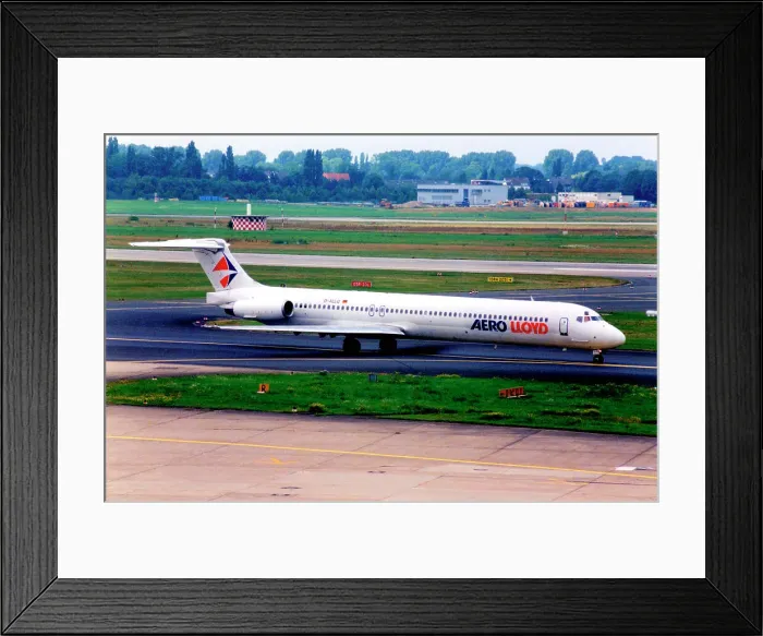 Framed Print : McDonnell Douglas MD-83 D-ALLQ Framed Print : McDonnell Douglas MD-83 D-ALLQ
