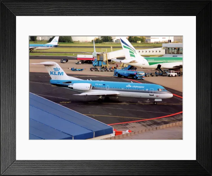 Framed Print : Fokker 70 PH-KZI Framed Print : Fokker 70 PH-KZI