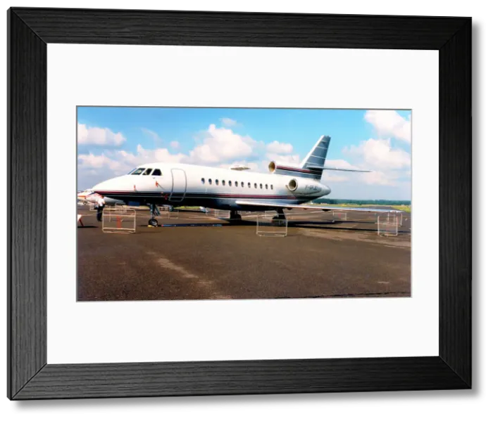 Framed Print : Dassault Falcon 900 F-GFJC Framed Print : Dassault Falcon 900 F-GFJC