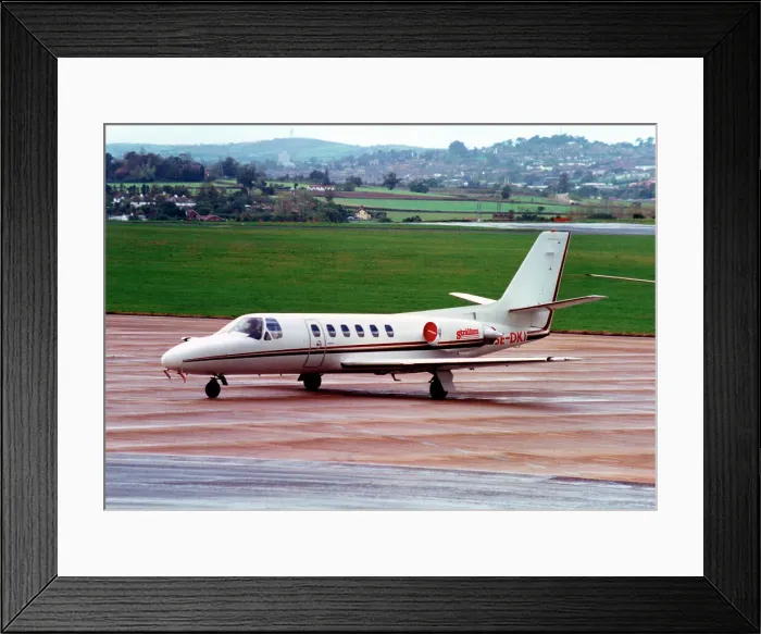 Framed Print : Cessna S550 Citation SII SE-DKI Framed Print : Cessna S550 Citation SII SE-DKI
