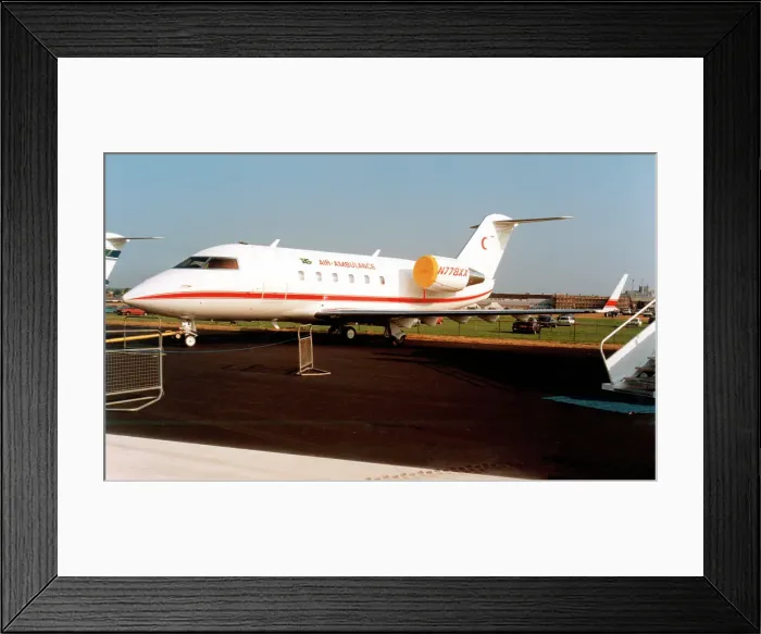 Framed Print : Canadair 601 Challenger N778XX Framed Print : Canadair 601 Challenger N778XX