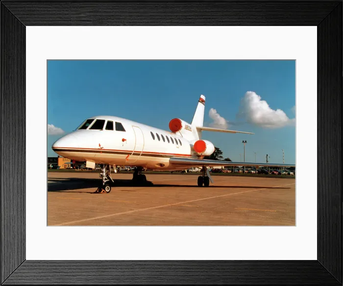 Framed Print : Dassault Falcon 50 N863BD Framed Print : Dassault Falcon 50 N863BD