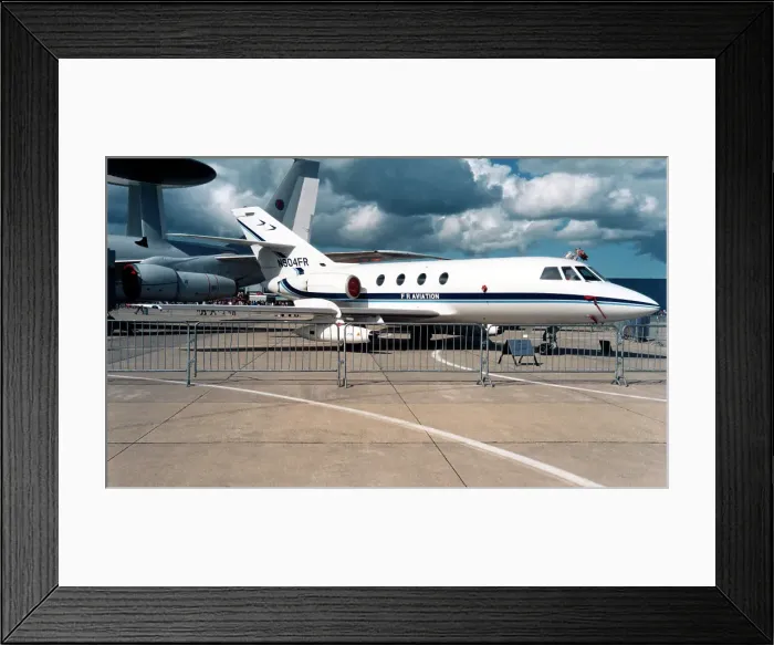 Framed Print : Dassault Falcon 20DC N904FR Framed Print : Dassault Falcon 20DC N904FR