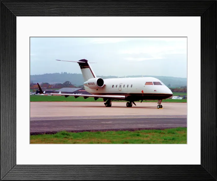 Framed Print : Canadair Challenger 601-3A N601KR Framed Print : Canadair Challenger 601-3A N601KR
