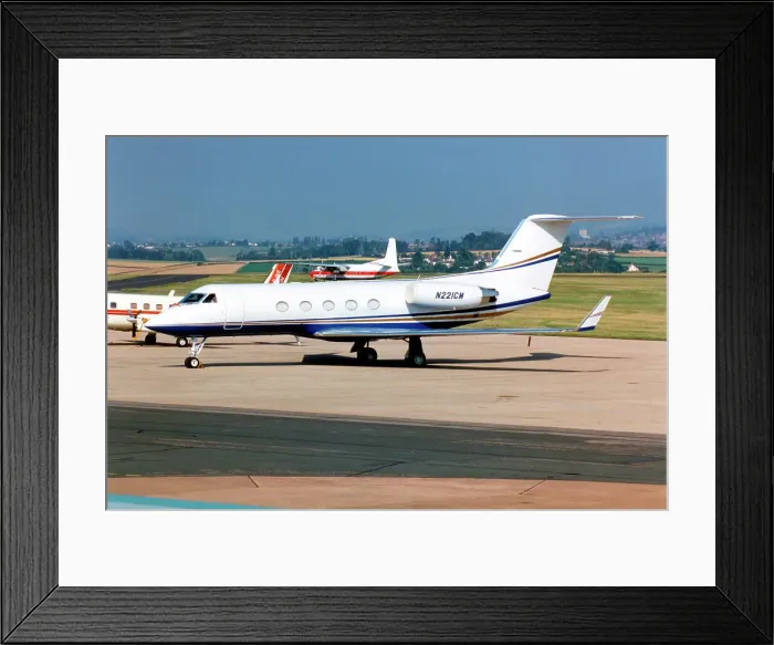 Framed Print : Gulfstream G-1159A Gulfstream III N221CM Framed Print : Gulfstream G-1159A Gulfstream III N221CM
