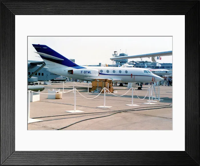 Framed Print : Dassault Falcon 20C F-BTML Framed Print : Dassault Falcon 20C F-BTML