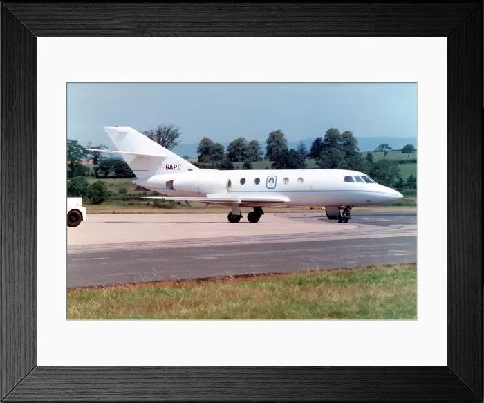 Framed Print : Dassault Falcon 20D F-GAPC Framed Print : Dassault Falcon 20D F-GAPC