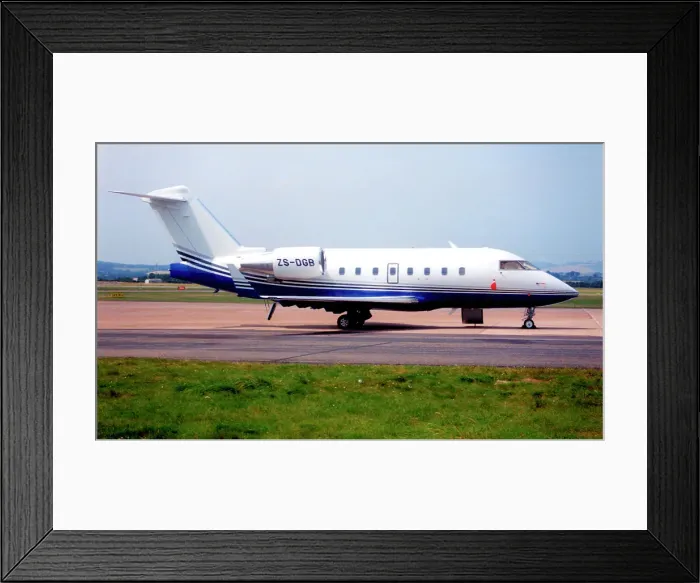 Framed Print : Canadair Challenger 604 ZS-DGB Framed Print : Canadair Challenger 604 ZS-DGB