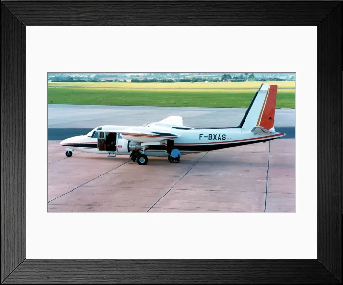 Framed Print : Rockwell 690A-TU Commander F-BXAS Framed Print : Rockwell 690A-TU Commander F-BXAS