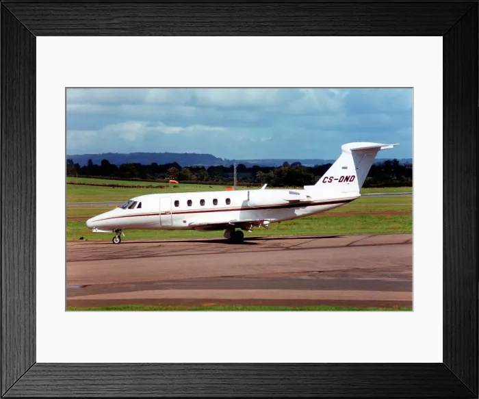 Framed Print : Cessna 650 Citation III CS-DND Framed Print : Cessna 650 Citation III CS-DND