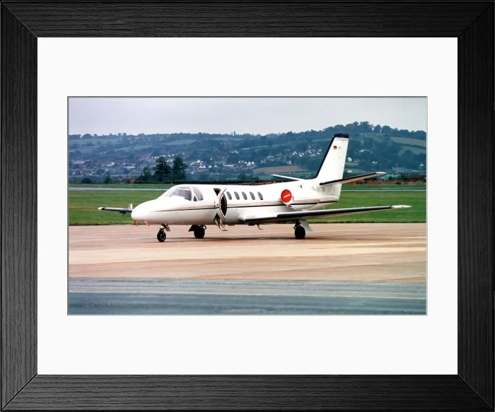 Framed Print : Cessna 551 Citation II / SP D-IMTM Framed Print : Cessna 551 Citation II / SP D-IMTM
