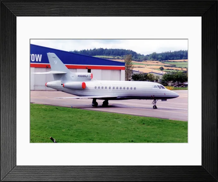 Framed Print : Dassault Falcon 900 N900SJ Framed Print : Dassault Falcon 900 N900SJ