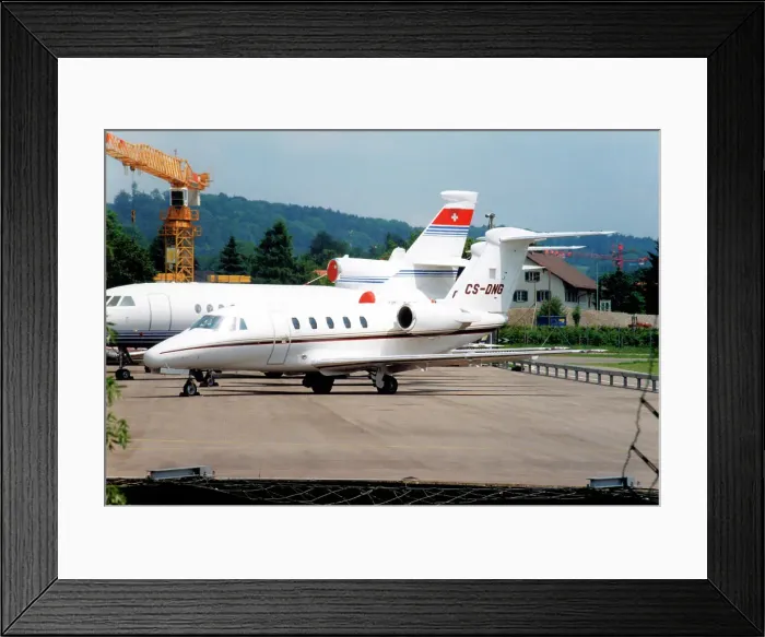 Framed Print : Cessna 650 Citation VII CS-DNG Framed Print : Cessna 650 Citation VII CS-DNG