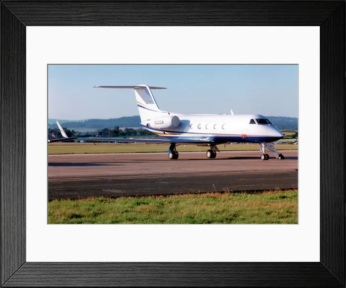 Framed Print : Grumman G-1159A Gulfstream III N221CM Framed Print : Grumman G-1159A Gulfstream III N221CM
