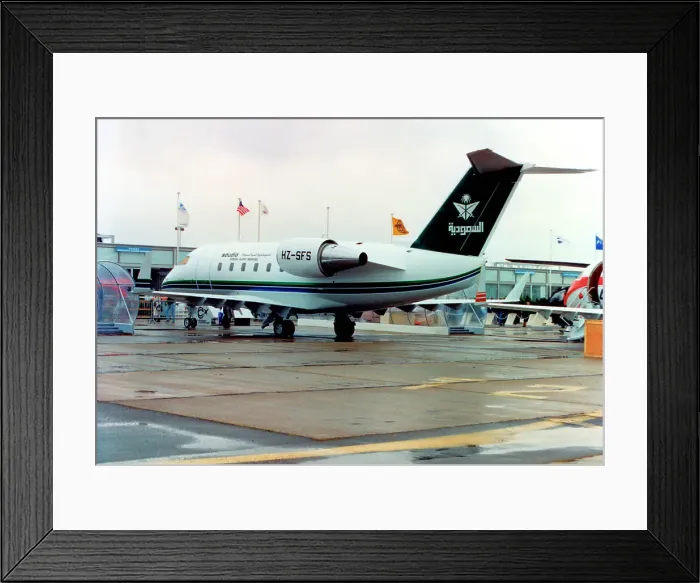 Framed Print : Canadair 601 Challenger HZ-SFS Framed Print : Canadair 601 Challenger HZ-SFS