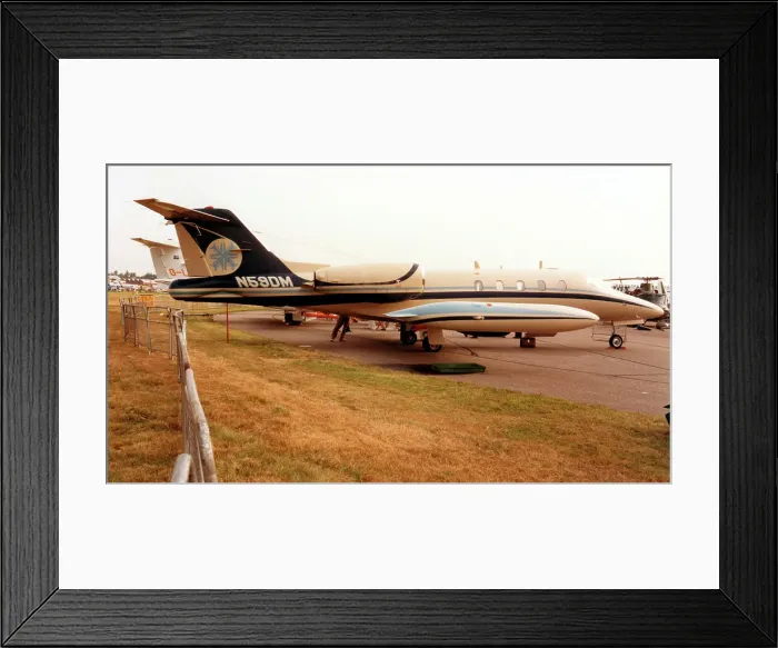 Framed Print : Learjet 35A N59DM Framed Print : Learjet 35A N59DM