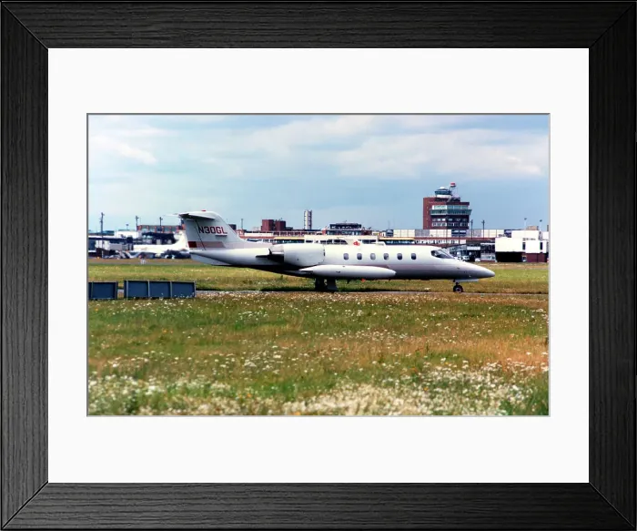 Framed Print : Learjet 35A N30GL Framed Print : Learjet 35A N30GL
