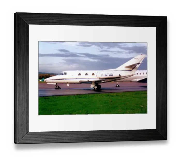 Framed Print : Dassault Falcon 10 F-GTOD Framed Print : Dassault Falcon 10 F-GTOD