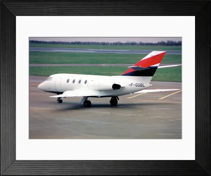 Framed Print : Dassault Falcon 20F F-GGBL Framed Print : Dassault Falcon 20F F-GGBL