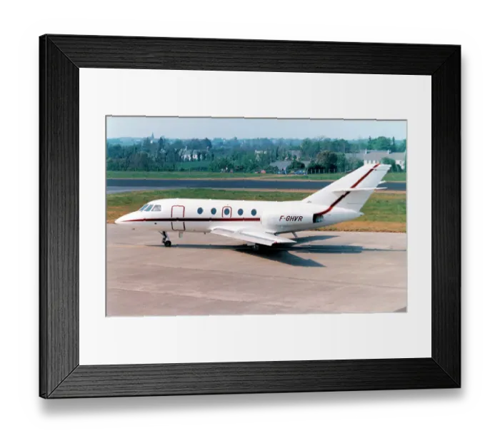 Framed Print : Dassault Falcon 20F F-GHVR Framed Print : Dassault Falcon 20F F-GHVR