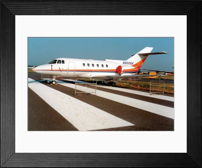Framed Print : Bae 125 Series 800 N800BA Framed Print : Bae 125 Series 800 N800BA