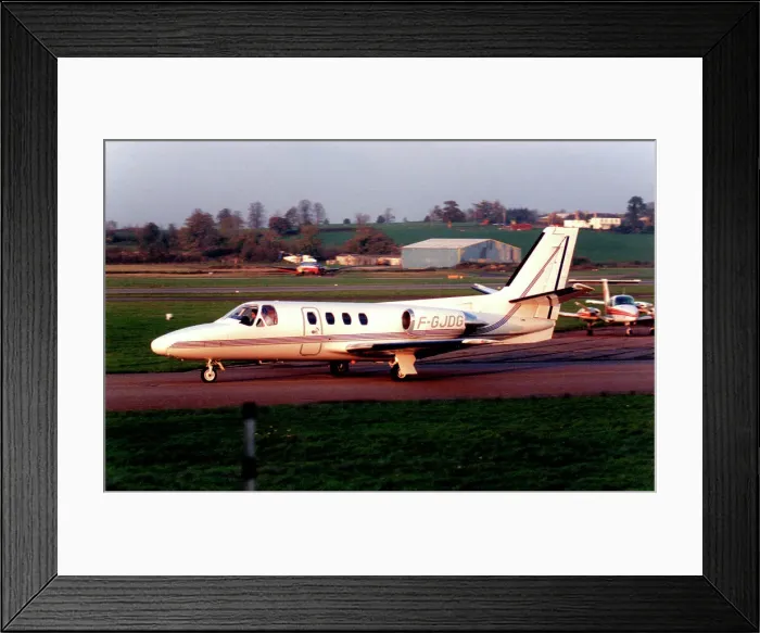Framed Print : Cessna 500 Citation I F-GJDG Framed Print : Cessna 500 Citation I F-GJDG
