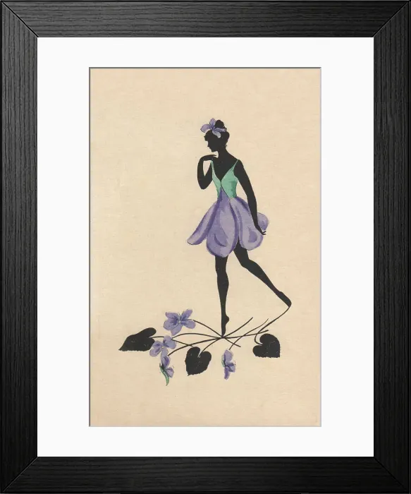 Framed Print : Silhouette - Postcard Design Framed Print : Silhouette - Postcard Design