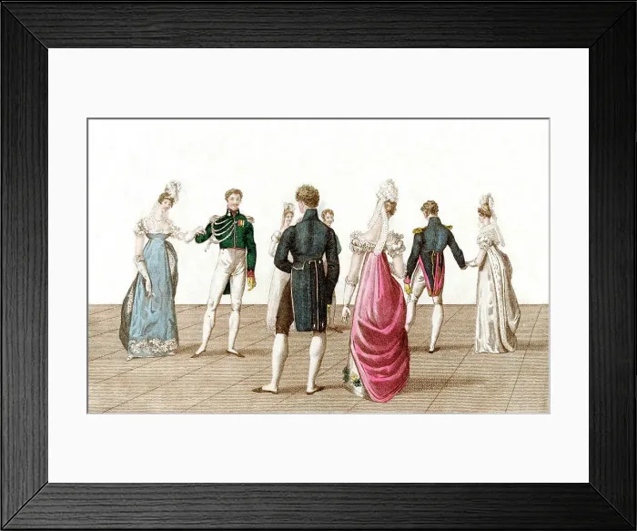 Framed Print : Parisian Dancers -quadrille music of L'Horatia Framed Print : Parisian Dancers -quadrille music of L'Horatia