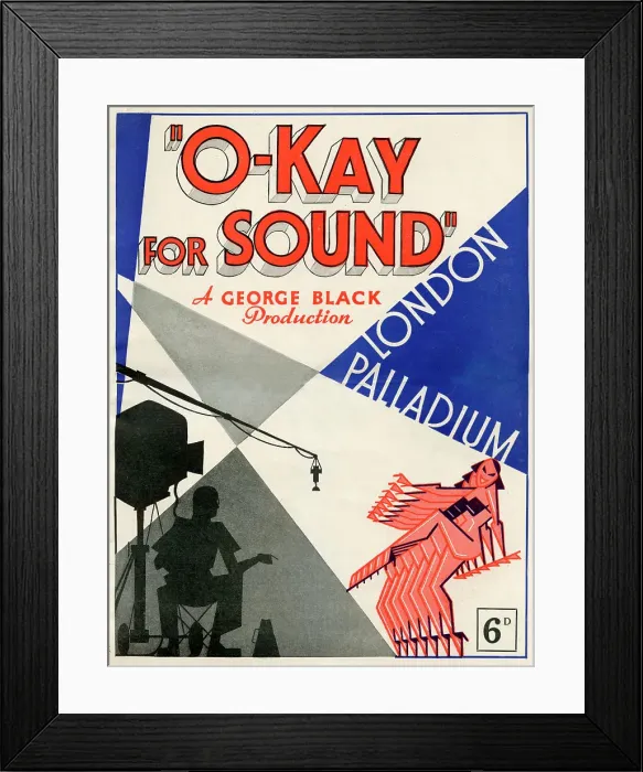 Framed Print : Art Deco Programme cover, The London Palladium Framed Print : Art Deco Programme cover, The London Palladium